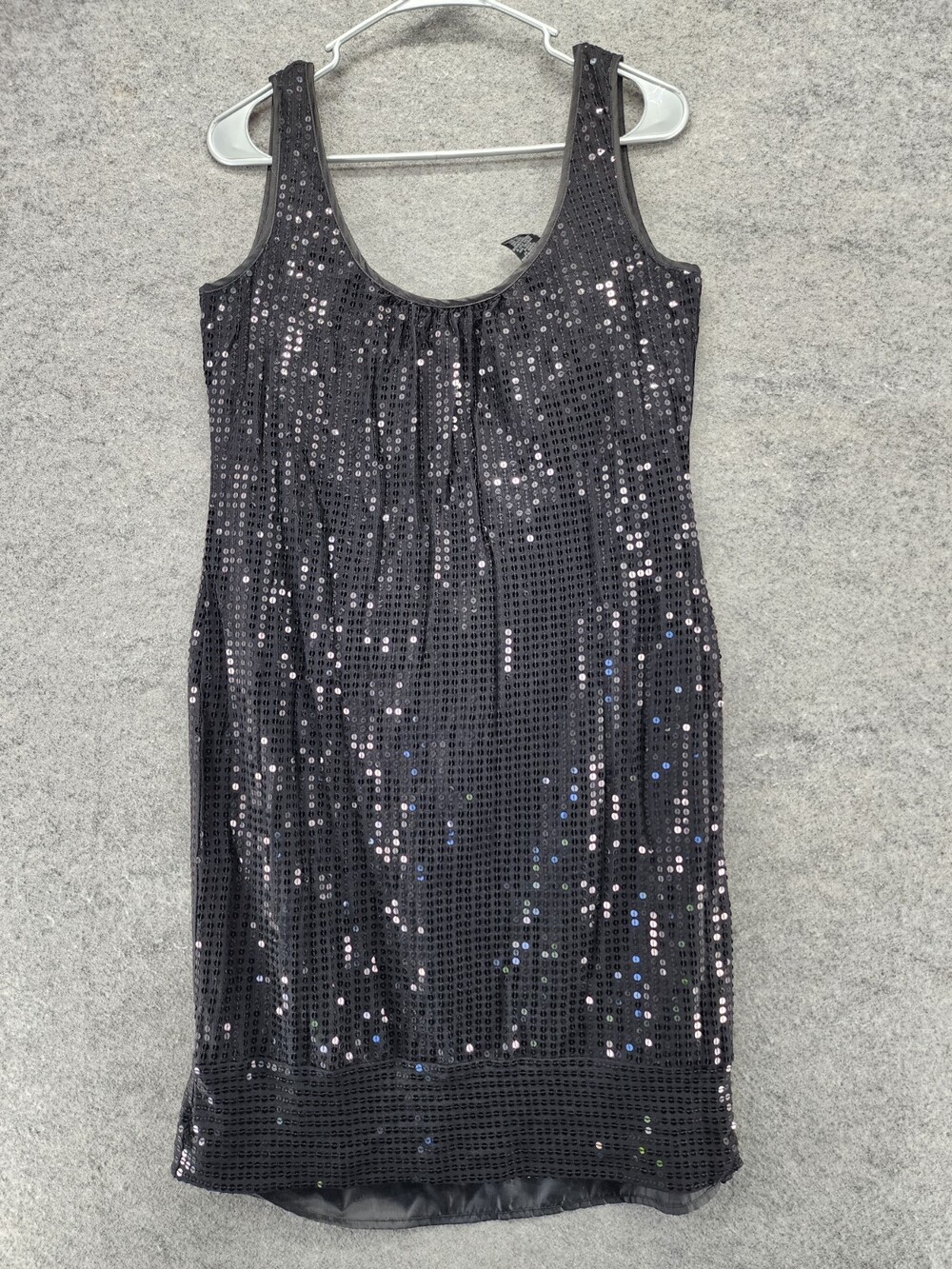 New York Company Dress Womens 6 Sleeveless Black Sequin